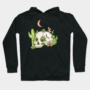 Desert Skull and Cactus Hoodie